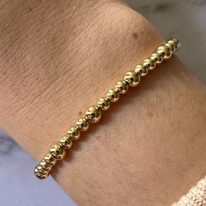 4mm & 5mm Gold Bracelet